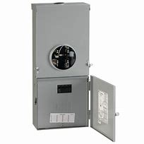 Image result for 200 Amp Breaker Box with Meter