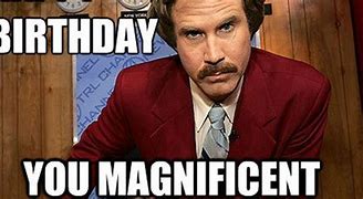 Image result for Anchorman Happy Birthday Meme