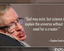 Image result for Stephen Hawking Religion