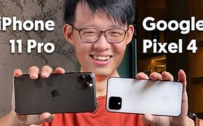 Image result for Google Pixel 4 vs iPhone 11