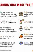 Image result for Questions That Make You Think Kids