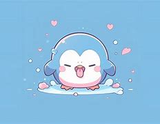 Image result for Penguin Kawaii Background