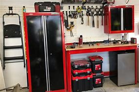 Image result for Craftsman Garage Cabinets
