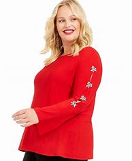 Image result for Plus Size Red Tops