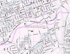 Image result for Map of Area around Allentown PA
