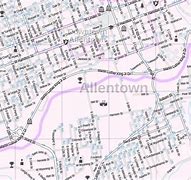 Image result for Map of Allentown PA