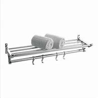 Image result for Brass Wall Mounted Towel Rack