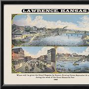Image result for Old Map of Lawrence KS