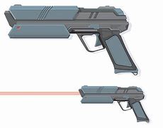 Image result for Gun Shooting Female Cartoon Laser