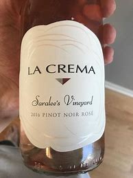 Image result for Crema Pinot Noir Rose Saralee's Russian River Valley