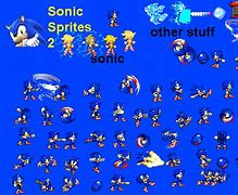 Image result for Sonic Sprites Advanced