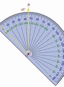 Image result for Protractor Scale From One Side