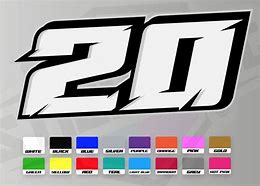 Image result for Custom Racing Number Decals