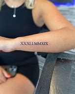 Image result for 51 roman numerals tattoos