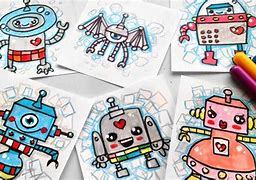 Image result for Cute Little Robot Drawing