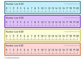 Image result for Chart Number Line 1 20