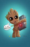Image result for Cute Groot Image Black Background