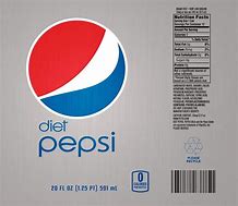 Image result for Diet Pepsi Nutrition Label