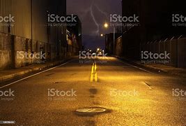 Image result for Empty City Street at Night
