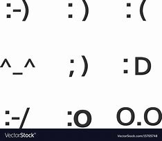 Image result for Typed Emoji Faces