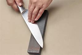 Image result for How to Sharpen Knife with Stone