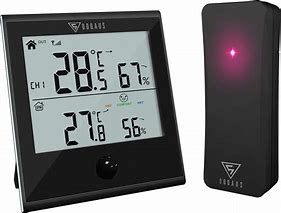 Image result for Indoor/Outdoor Thermometer with Humidity