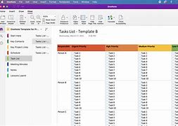 Image result for OneNote Templates Project Management