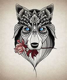 desenho tatuagens tatuagem feminina lobo ornamental gabstattooart desenho tatuagens tatuagem feminina lobo ornamental gabstattooart