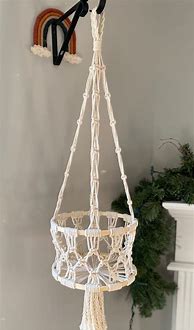 Image result for Patterns for Macrame Hanging Basket