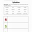 Image result for 4 Syllable Words Articulation Worksheets
