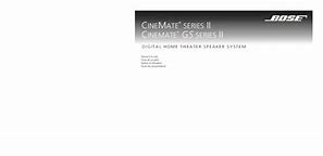 Image result for Bose CineMate Remote Codes