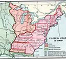 Image result for Us Map 1800