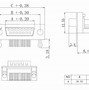 Image result for Micro-D Connector Mechanical Drawing