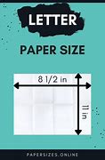 Image result for Regular Size Paper Letter