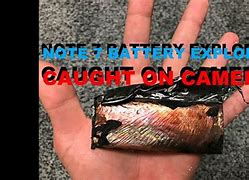 Image result for Note 7 Burnt Battery