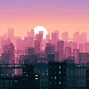 Image result for Orange Pixel City Background