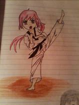 Image result for Anime Karate Kick Drawing