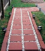 Image result for Stained Concrete Stepping Stones