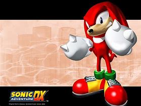Image result for Knuckles Running Sonic Adventure