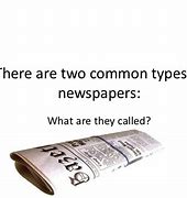 Image result for Types of Newspapers