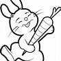 Image result for Easter Bunny Clip Art Black and White