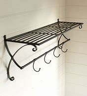Image result for Threshold 0438 Wall Shelf with Hooks