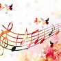 Image result for Music Notes Green Background