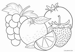 Image result for Simple Fruit Coloring Pages