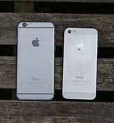 Image result for iPhone 5 vs 6 Plus Size