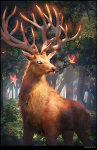 Image result for Mythical Deer Sketch