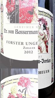 Image result for Dr Deinhard Forster Ungeheuer Riesling Kabinett trocken