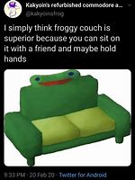 Image result for Frog Chair Meme