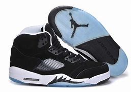 Image result for White and Black Jordan Shoes 5