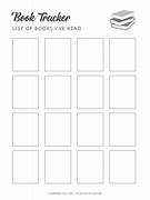 Image result for Book Tracker Printable